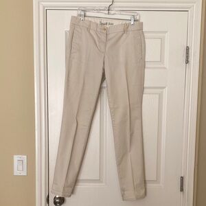 J. Crew Womens Khaki Straight-Leg Pants
